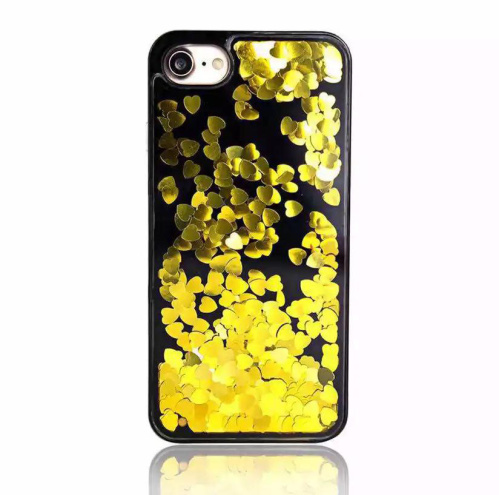 Чехол накладка xCase на iPhone 5/5s/5SE Liquid желтый №8 - UkrApple