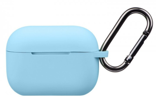 Чехол для AirPods PRO silicone case sky blue с карабином - UkrApple