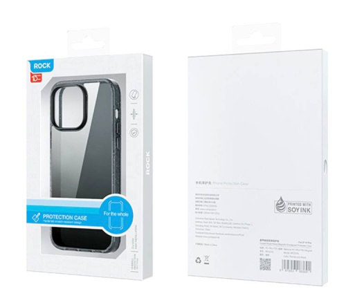 Чохол iPhone 14 Pro Max Rock Crystal Shield black: фото 4 - UkrApple