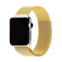 Ремінець xCase для Apple watch 42/44/45/49 mm Milanese Loop Metal Gold (золотий)