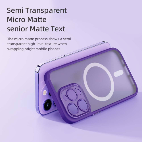 Чохол iPhone 14 Pro Rock Guard Magnet Full Camera purple: фото 9 - UkrApple