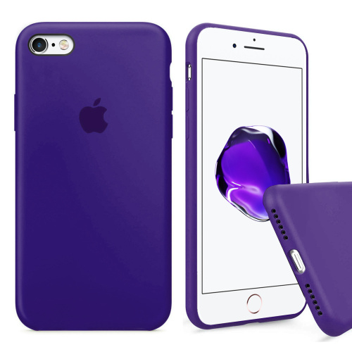 Чехол накладка xCase для iPhone 6/6s Silicone Case Full purple - UkrApple