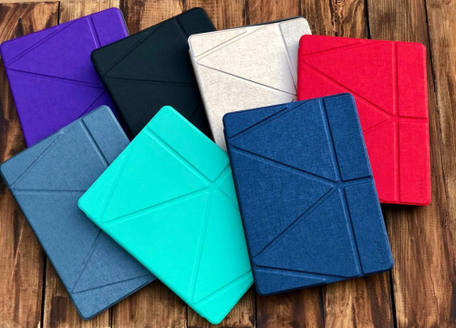 Чохол Origami Case для iPad Pro 12,9" (2018/2019) Leather pencil groove purple: фото 5 - UkrApple