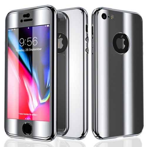 Чехол накладка xCase на iPhone XR 360° Mirror Case серебро - UkrApple