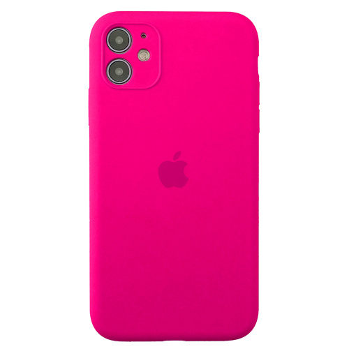 Чохол накладка xCase для iPhone 11 Silicone Case Full Camera Hot Pink - UkrApple