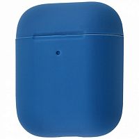 Чохол для AirPods silicone slim case blue cobalt