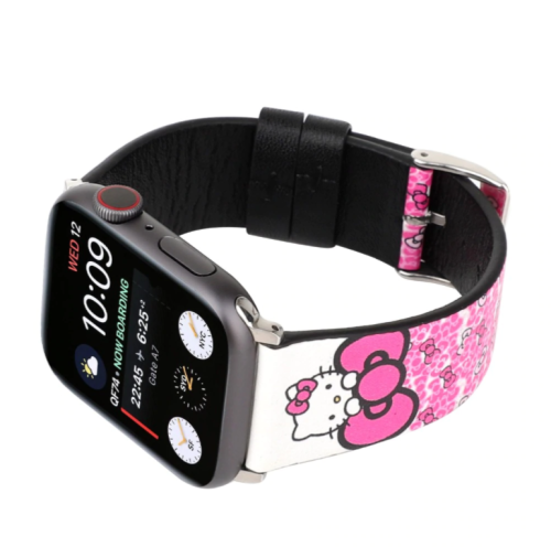 Ремінець xCase для Apple watch 42/44/45/49 mm Leather Classic Hello Kitty Pink: фото 4 - UkrApple
