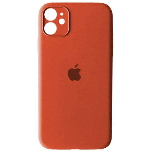 Чохол накладка xCase для iPhone 12 Silicone Case Full Camera Kumquat - UkrApple