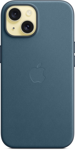 Чохол iPhone 15 FineWoven Case with MagSafe pacific blue : фото 3 - UkrApple