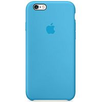 Чехол накладка xCase на iPhone 6 Plus/6s Plus Silicone Case голубой(28)