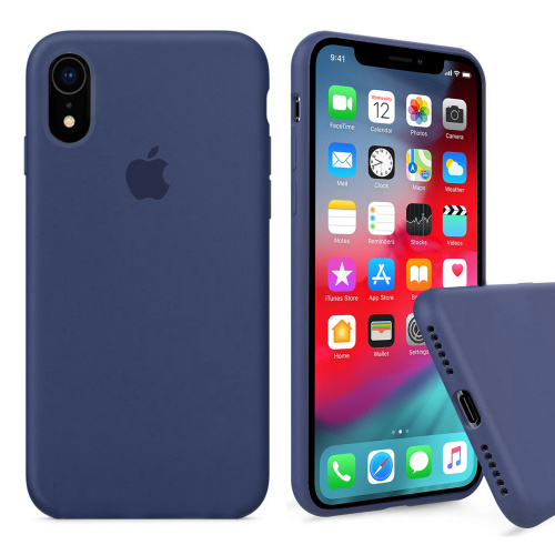 Чехол накладка xCase для iPhone XR Silicone Case Full alaskan blue - UkrApple