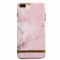 Чехол накладка xCase на iPhone 6/6s chic marble розовый