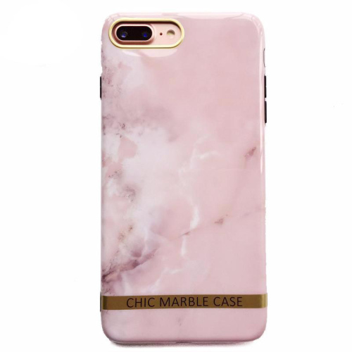 Чехол накладка xCase на iPhone 6/6s chic marble розовый - UkrApple