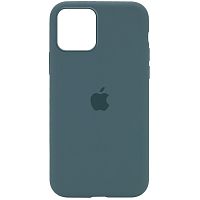 Чохол iPhone 15 Pro Silicone Case Full pine green 