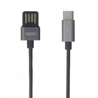 USB кабель Type C Remax Silver Serpent RC-080a 1m black 