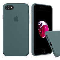Чехол накладка xCase для iPhone 7/8/SE 2020 Silicone Case Full pine green