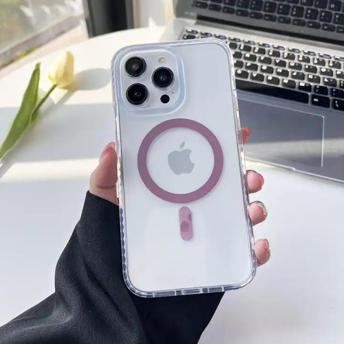 Чохол iPhone 15 Pro Max Shield with MagSafe pink  - UkrApple