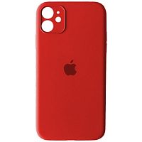 Чохол накладка xCase для iPhone 12 Mini Silicone Case Full Camera Red