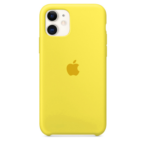 Чохол накладка xCase для iPhone 12 Pro Max Silicone Case canary yellow - UkrApple