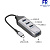 Перехідник Onten HUB type-C to USB*4 95118U gray: фото 7 - UkrApple