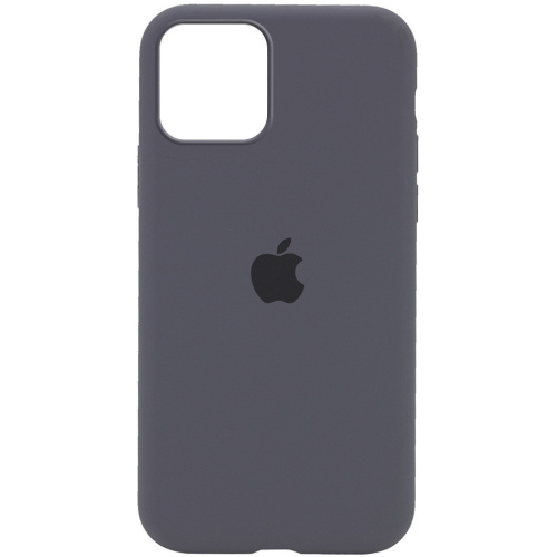 Чохол накладка xCase для iPhone 12 Mini Silicone Case Full Charcoal Grey - UkrApple
