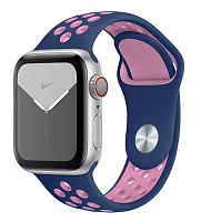 Ремінець xCase для Apple Watch 42/44/45/49 mm Sport Nike Blue Pink