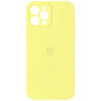 Чохол накладка xCase для iPhone 12 Pro Silicone Case Full Camera Mellow yellow