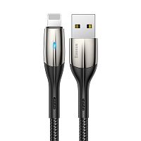 USB кабель Baseus Horizontal Lightning 2.4A (1m) black