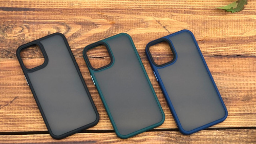 Чохол накладка Rock на iPhone 13 Pro Max Guard Series matte Blue: фото 2 - UkrApple