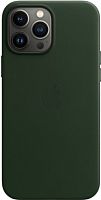 Чохол для iPhone 13 Leather Case with MagSafe sequoia green