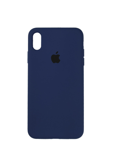 Чехол накладка xCase для iPhone XS Max Silicone Case Full deep navy - UkrApple