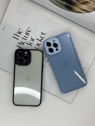Чохол iPhone 13 Pro Max Crystal Case Full Camera dark blue: фото 3 - UkrApple