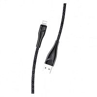 USB кабель Lightning 200cm Usams Braided U41 black