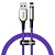 USB кабель Lightning 100cm Baseus Zinc Magnetic 2A purple  - UkrApple