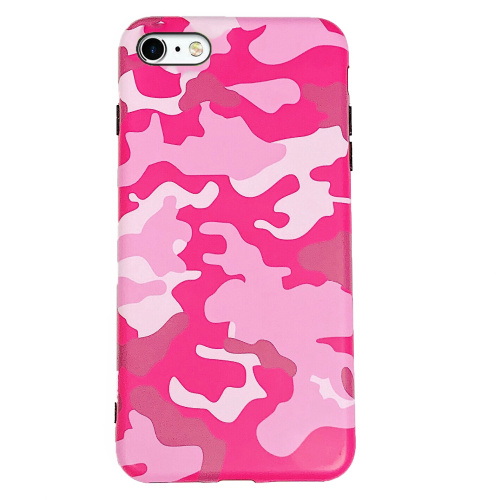 Чехол накладка xCase на iPhone 6/6s Pink Camouflage case  - UkrApple
