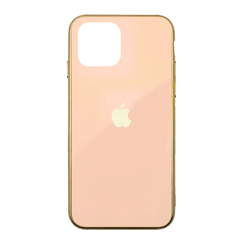 Чохол накладка xCase на iPhone 11 Pro Max Glass Case Logo Metallic gold - UkrApple