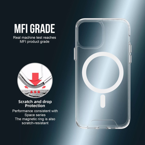 Чохол Space для iPhone 13 Pro Max Transparent MagSafe: фото 7 - UkrApple
