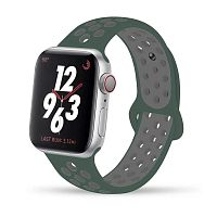 Ремінець xCase для Apple Watch 42/44/45/49 mm Sport Nike pine green gray