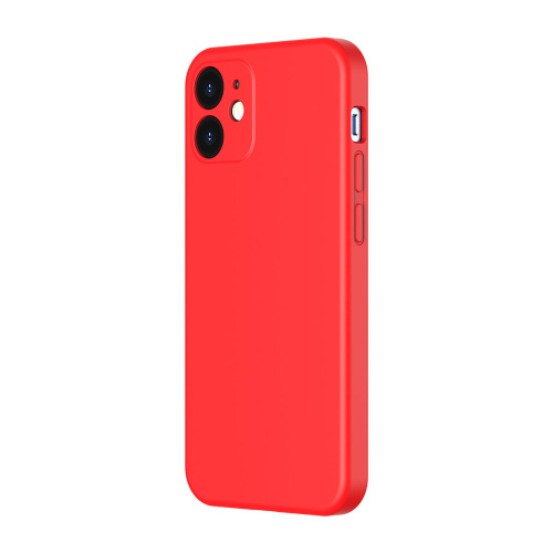 Чохол для iPhone 12 Mini Baseus Liquid Silica Gel Red - UkrApple