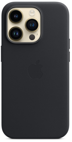 Чохол iPhone 13 Pro Max Leather Case with MagSafe A midnight: фото 2 - UkrApple