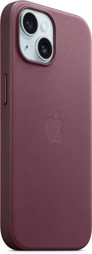 Чохол iPhone 15 FineWoven Case with MagSafe mulberry : фото 3 - UkrApple
