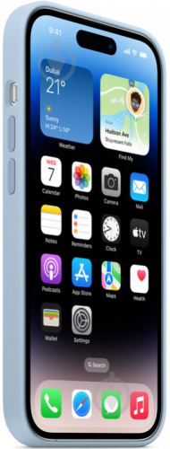 Чохол iPhone 14 Pro Silicone Case with MagSafe sky: фото 3 - UkrApple
