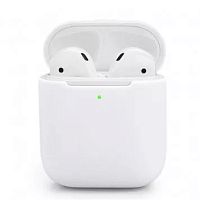 Чехол для AirPods/AirPods 2 Silicone case Full White