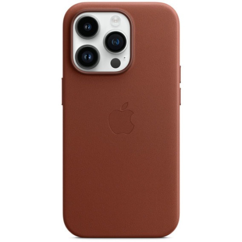 Чохол iPhone 14 Pro Max Leather Case with MagSafe umber - UkrApple
