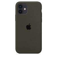 Чохол накладка xCase для iPhone 12 Mini Silicone Case Full Dark Olive