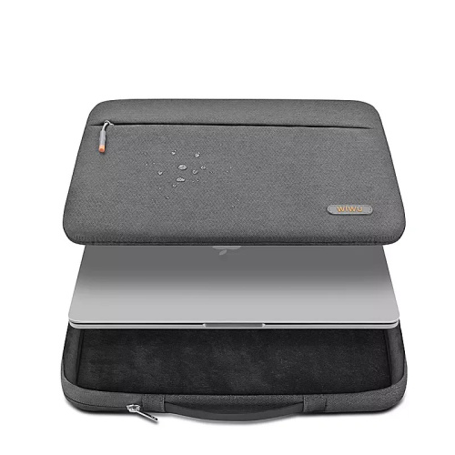 Сумка для ноутбука 15,6'' Wiwu Pilot Sleeve gray : фото 4 - UkrApple