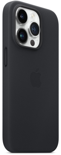 Чохол iPhone 14 Pro Max Leather Case with MagSafe A midnight: фото 5 - UkrApple