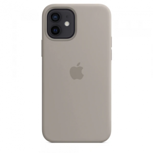 Чохол iPhone 12 Pro Max Silicone Case Full pebble - UkrApple