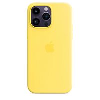 Чохол iPhone 14 Pro Silicone Case with MagSafe canary yellow