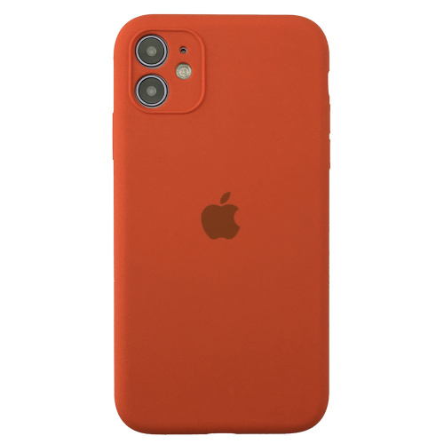 Чохол накладка xCase для iPhone 11 Silicone Case Full Camera Orange - UkrApple